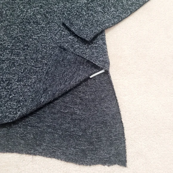 American Eagle Soft & Sexy Plush Long Sleeve Oversized Tunic Top XS Heather Gray - Picture 7 of 12